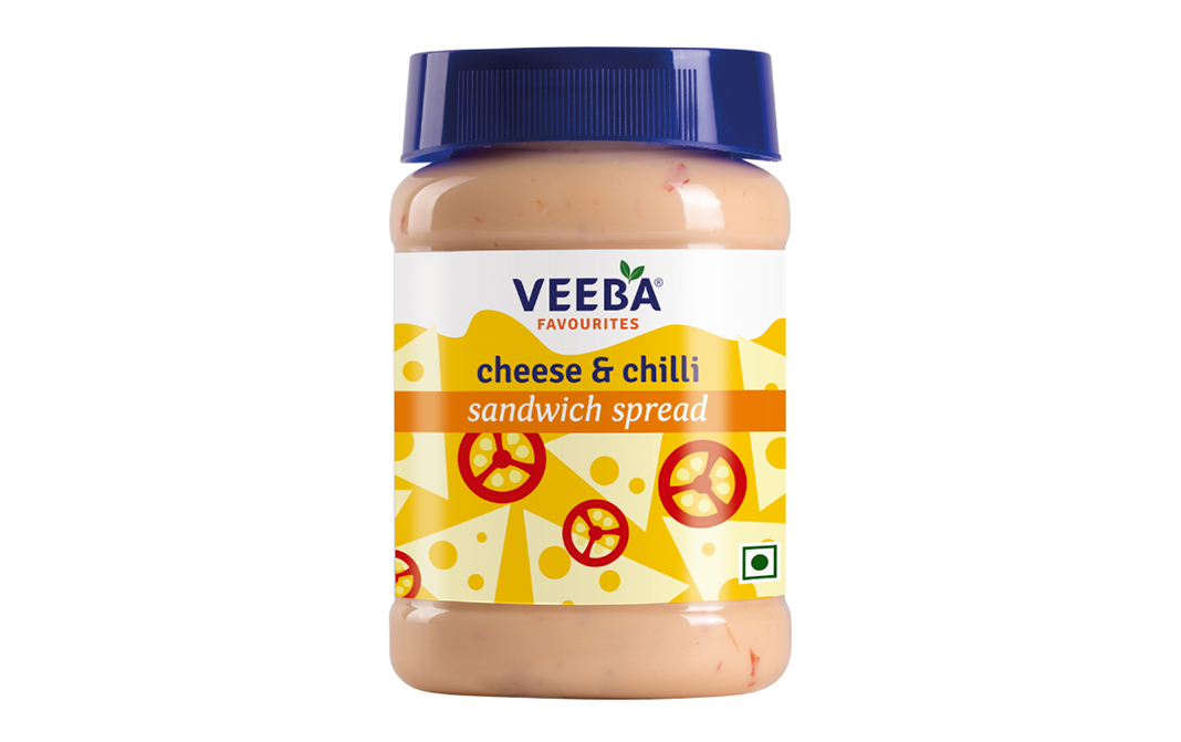 Veeba Cheese & Chilli Sandwich Spread   Plastic Jar  275 grams